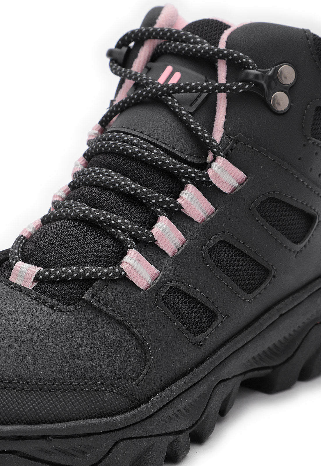 Bota Outdoor Mujer Negro-Rosa tellenzi 7-1002