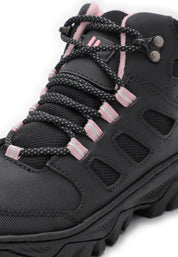 Bota Outdoor Mujer Negro-Rosa tellenzi 7-1002