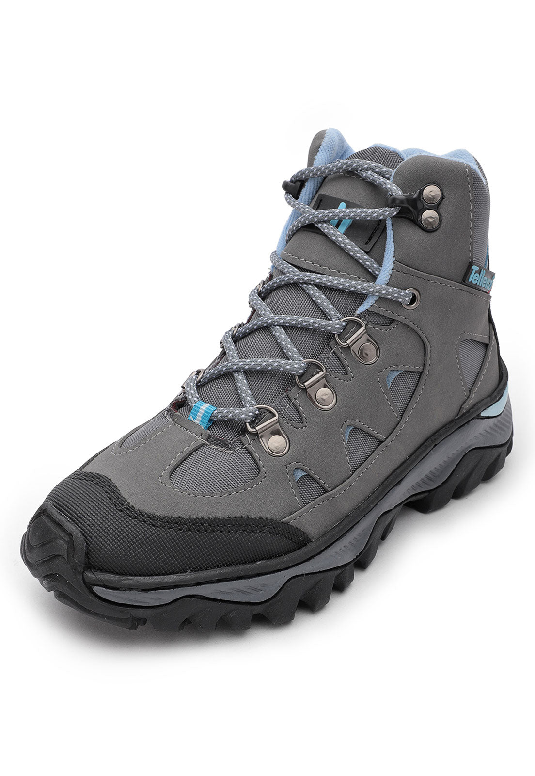 Bota Outdoor Mujer Gris-Azul tellenzi 7-1006