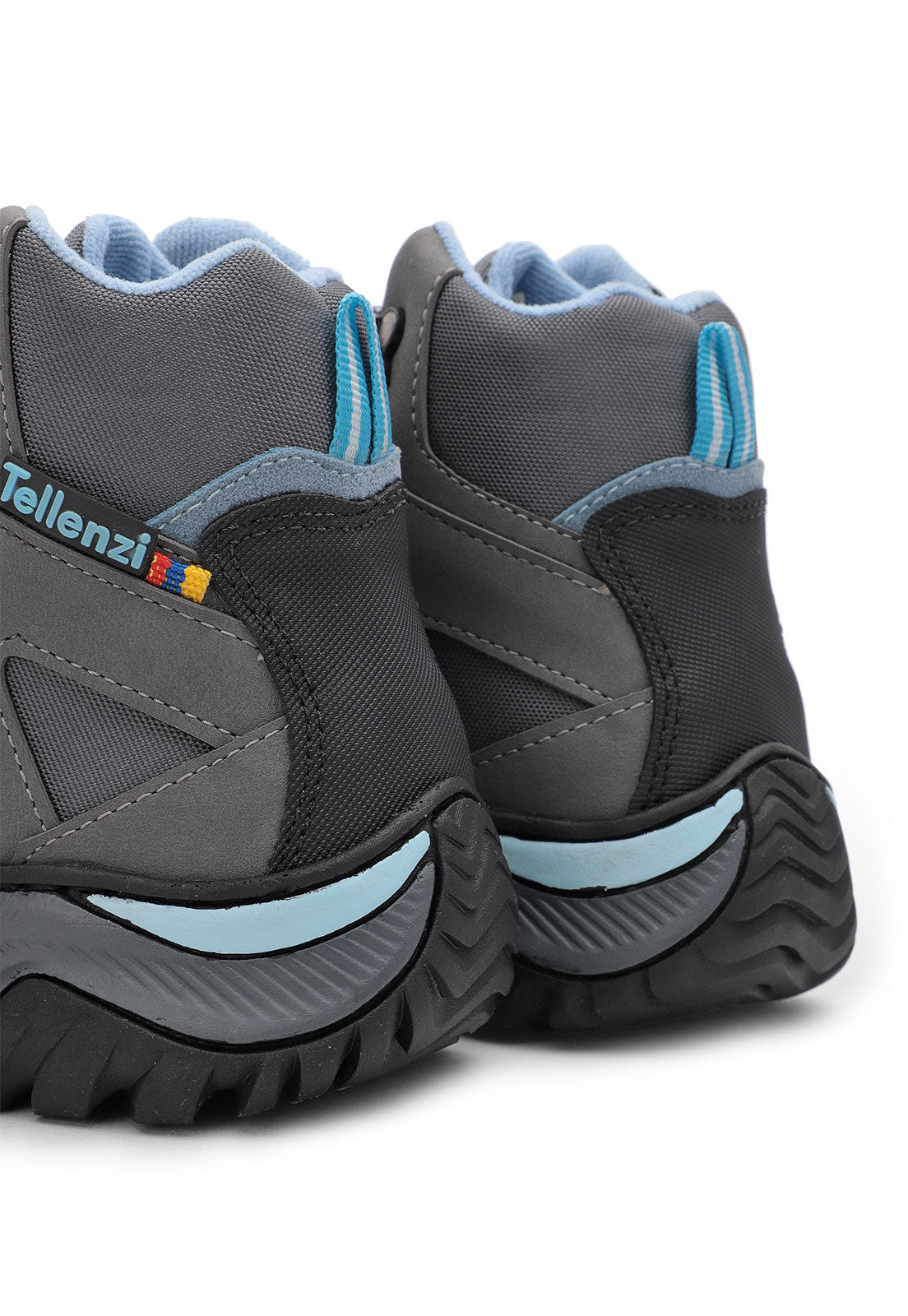Bota Outdoor Mujer Gris-Azul tellenzi 7-1006