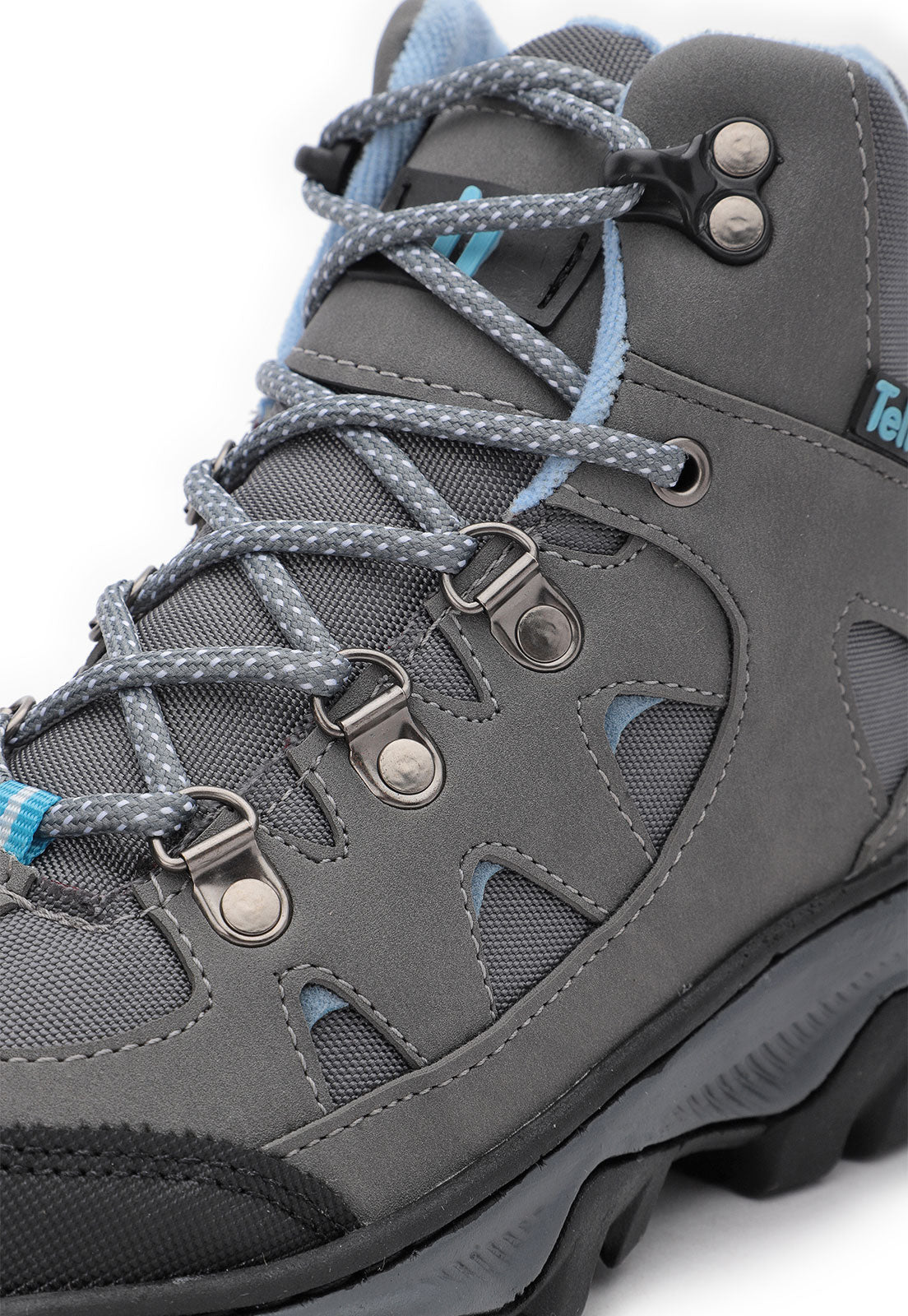 Bota Outdoor Mujer Gris-Azul tellenzi 7-1006