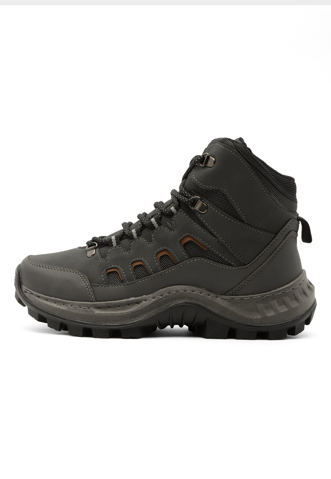 Bota Outdoor Hombre Gris tellenzi 8-1213