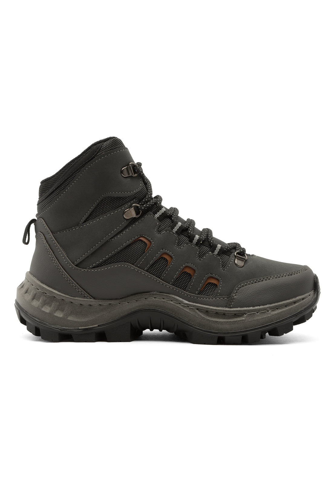 Bota Outdoor Hombre Gris tellenzi 8-1213