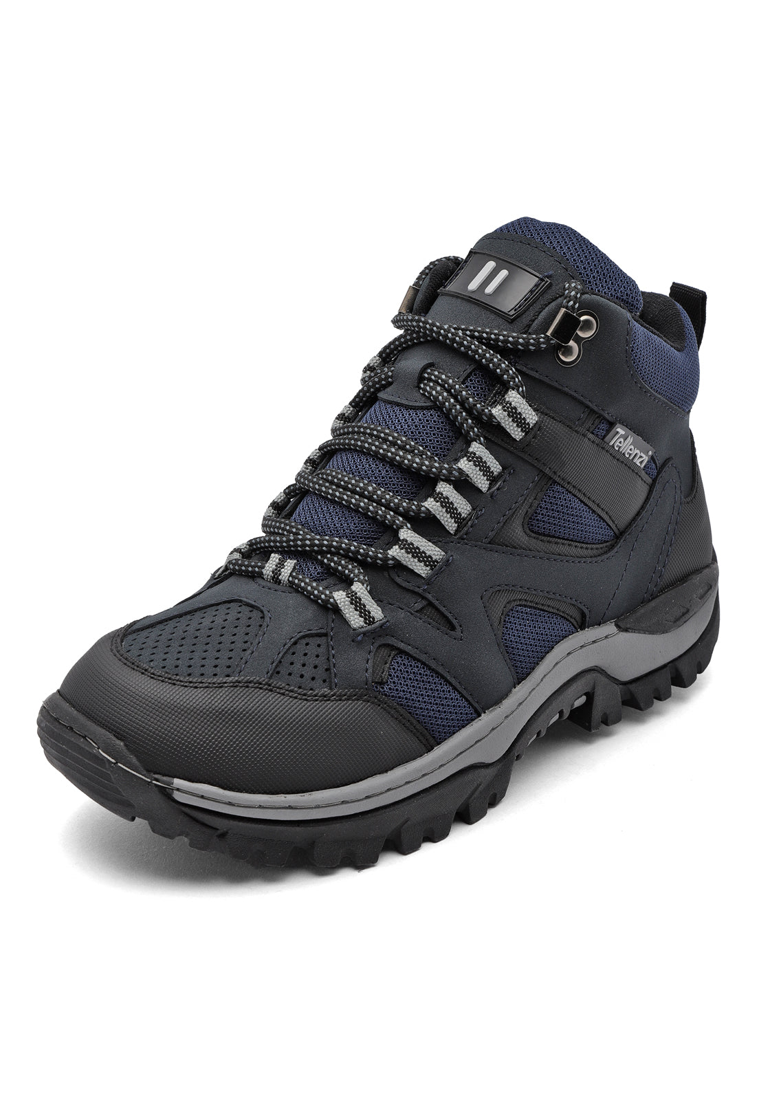 Bota Outdoor Hombre Negro-Azul tellenzi 9-101