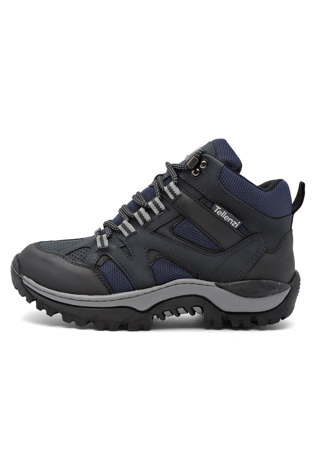 Bota Outdoor Hombre Negro-Azul tellenzi 9-101