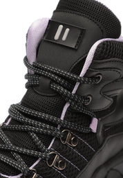 Bota Outdoor Mujer Negro-Lila Tellenzi 9-1547