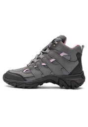 Bota Outdoor Mujer Gris-Rosa tellenzi 9-2501