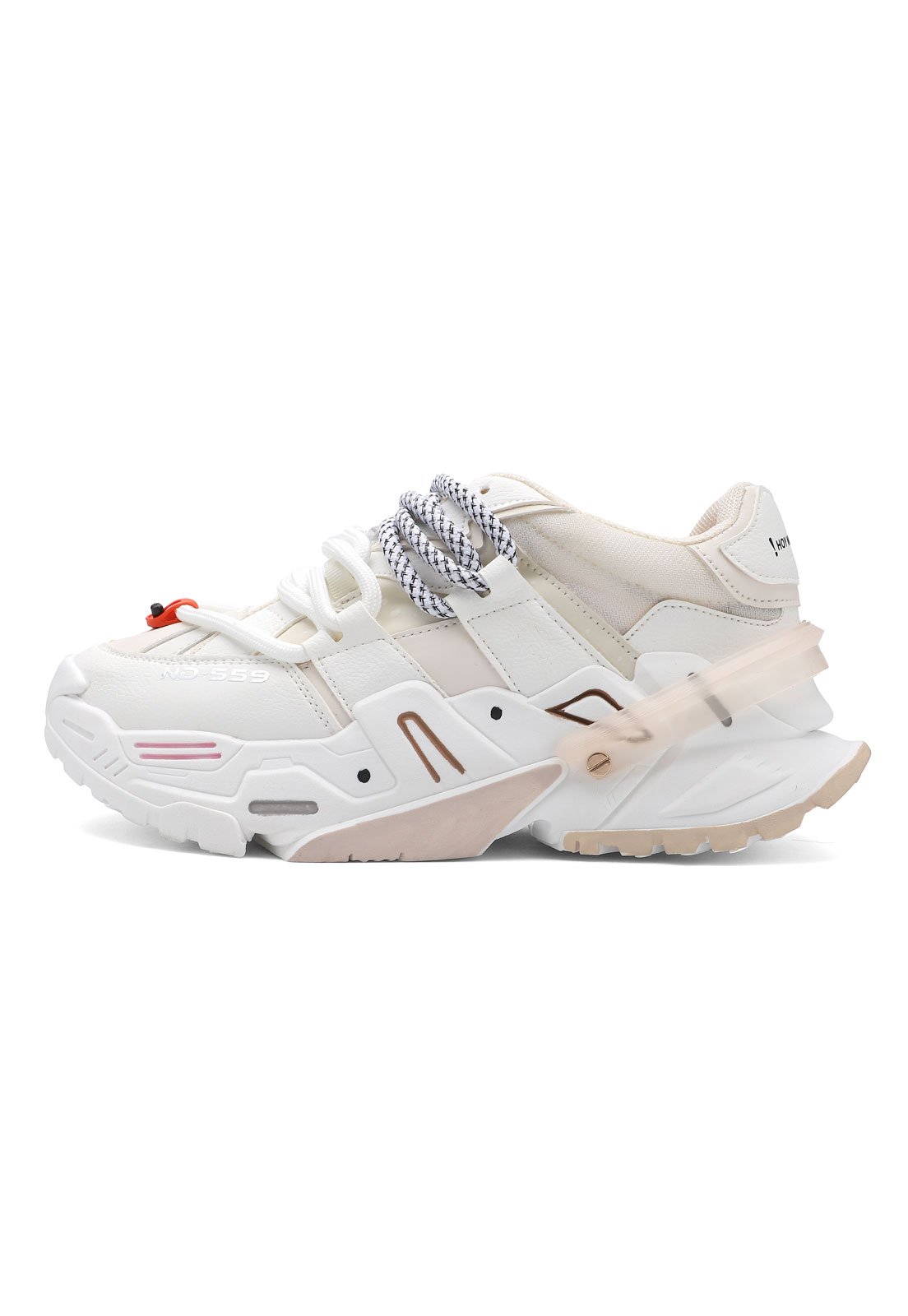 Tenis Sneakers Dama Crema Tellenzi D607