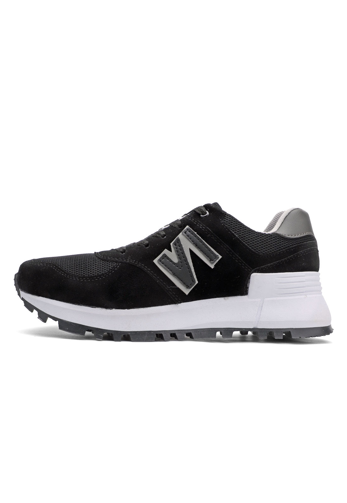 Tenis Hombre Negro-Gris Tellenzi 708