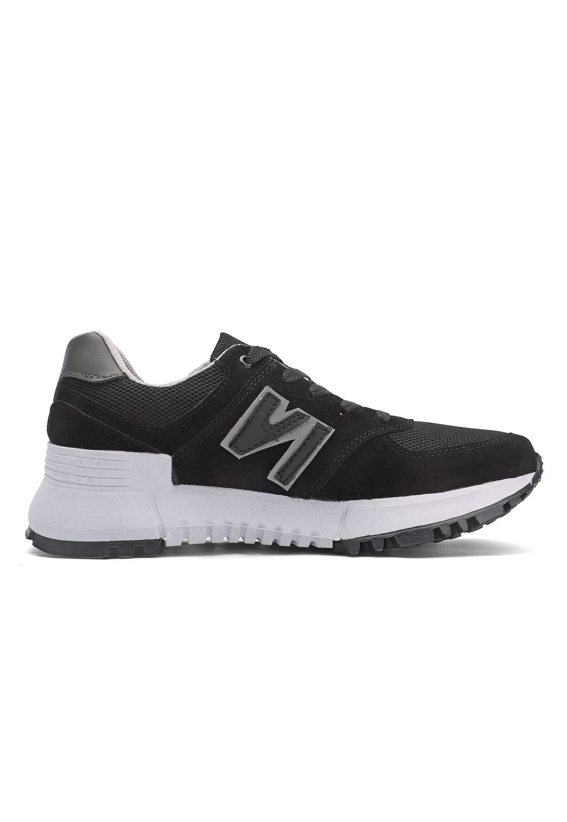 Tenis Hombre Negro-Gris Tellenzi 708
