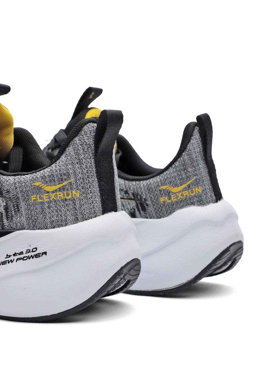 Tenis Running Hombre Gris-Amarillo Tellenzi H-032