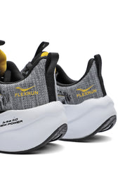 Tenis Running Hombre Gris-Amarillo Tellenzi H-032