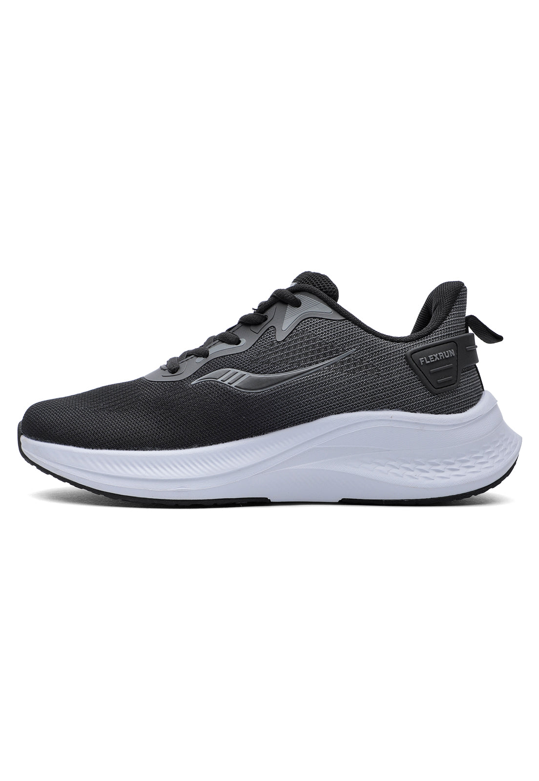 Tenis Running Hombre Negro-Gris Tellenzi H-071