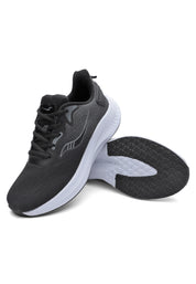 Tenis Running Hombre Negro-Gris Tellenzi H-071