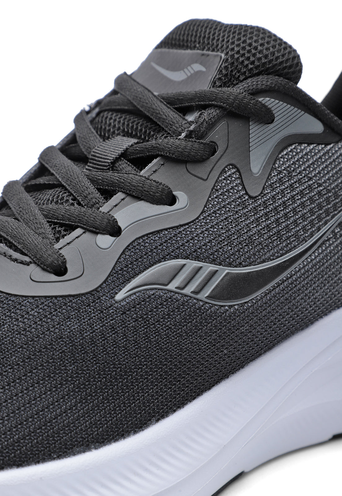 Tenis Running Hombre Negro-Gris Tellenzi H-071