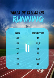 Tenis Running Hombre Azul Tellenzi H-077