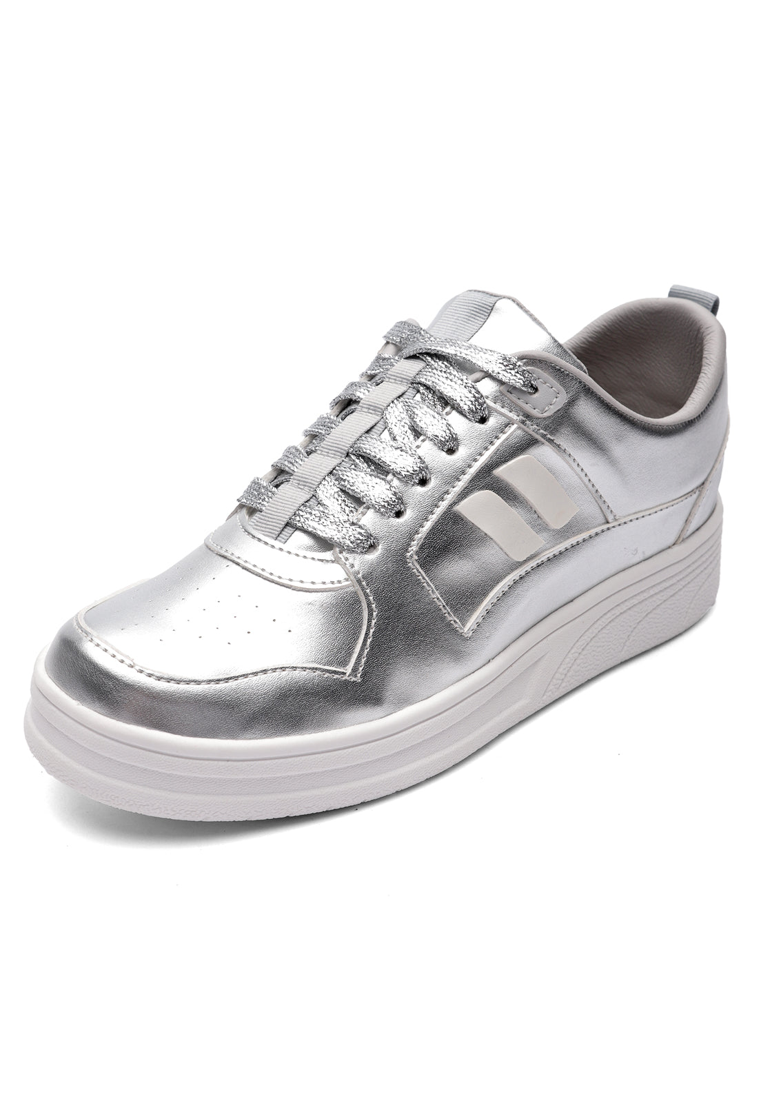 Tenis Mujer Plata Tellenzi Nova
