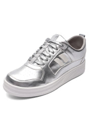Tenis Mujer Plata Tellenzi Nova