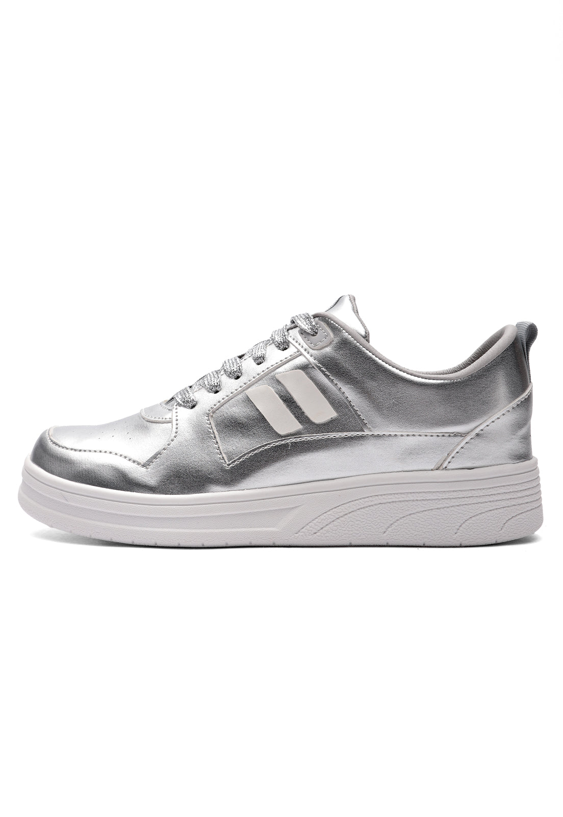 Tenis Mujer Plata Tellenzi Nova