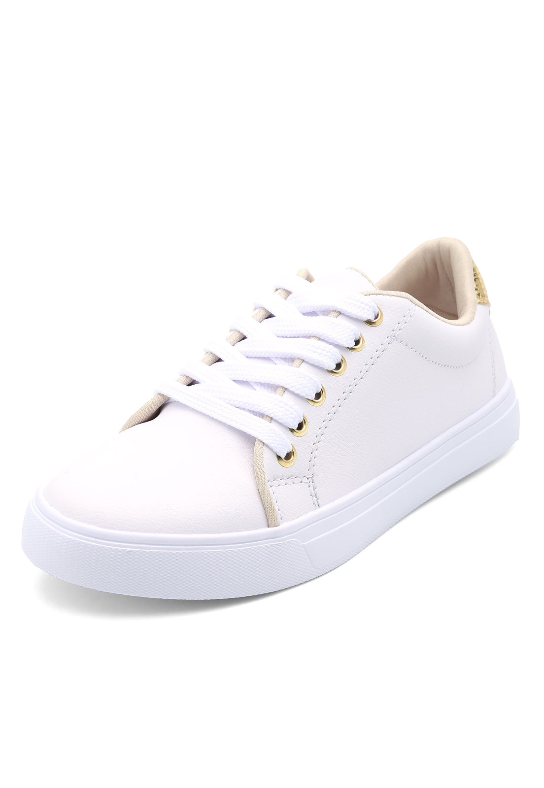 Tenis Dama Blanco-Dorado Tellenzi S17