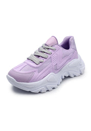 Tenis Sneakers Lila  Crema Tellenzi T00