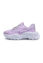 Tenis Sneakers Lila  Crema Tellenzi T00