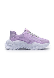 Tenis Sneakers Lila  Crema Tellenzi T00