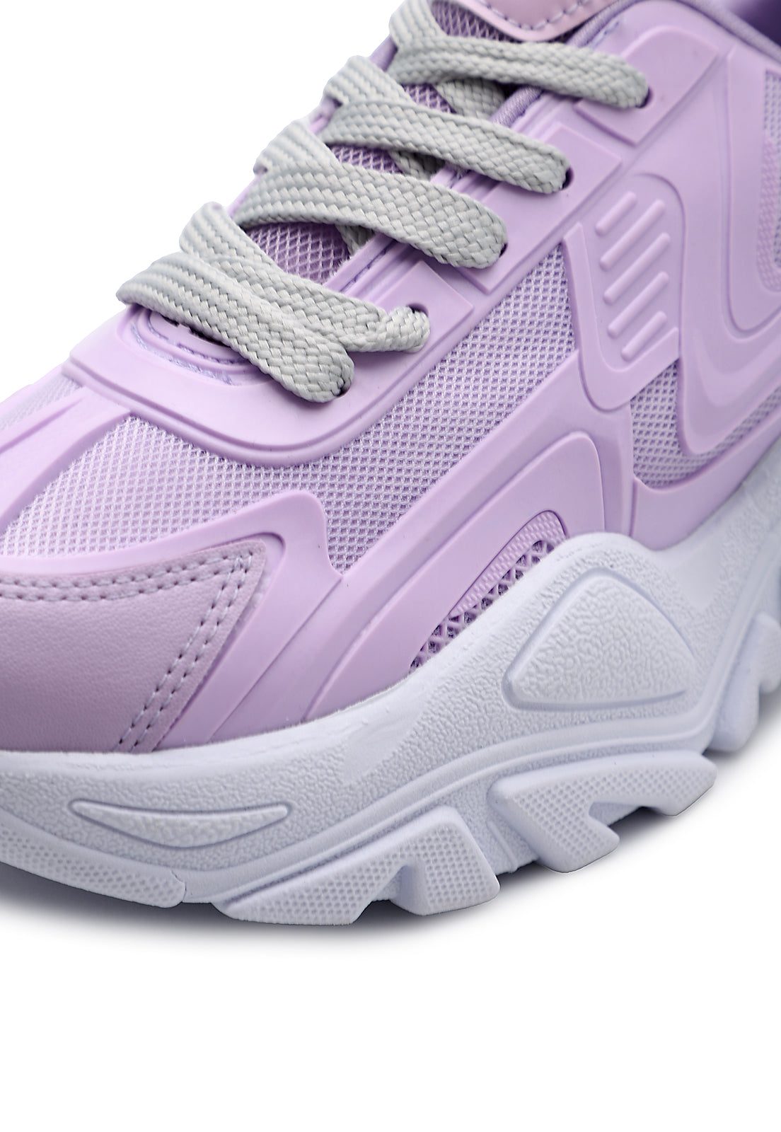 Tenis Sneakers Lila  Crema Tellenzi T00