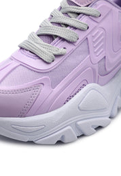 Tenis Sneakers Lila  Crema Tellenzi T00