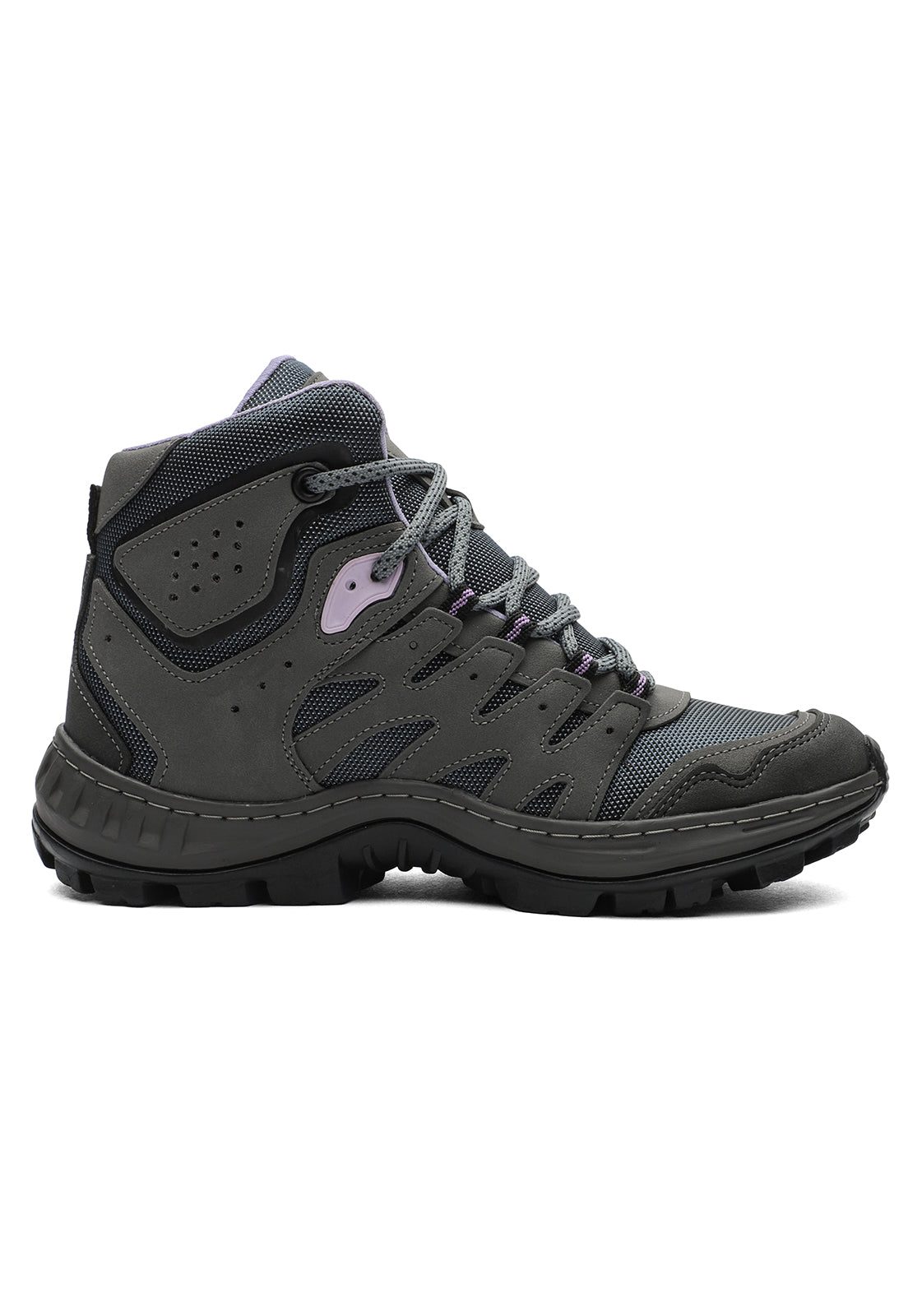 Bota Outdoor Mujer Gris-Lila tellenzi 2500
