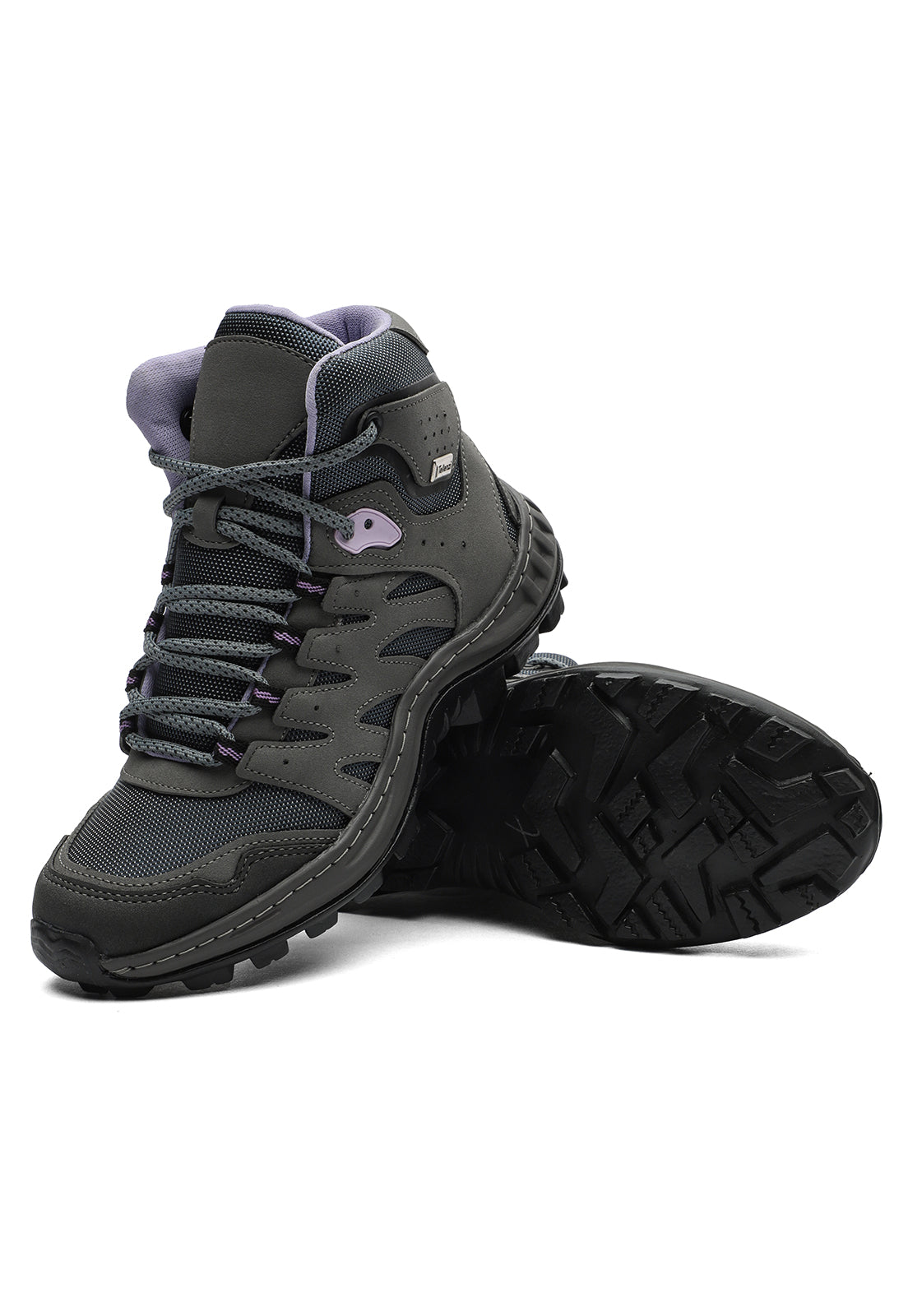 Bota Outdoor Mujer Gris-Lila tellenzi 2500