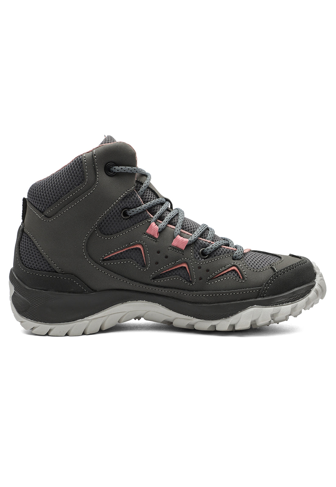 Bota Outdoor Mujer Gris-Rosa tellenzi 2502