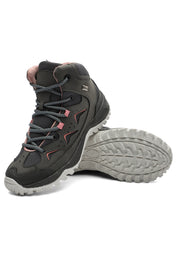 Bota Outdoor Mujer Gris-Rosa tellenzi 2502