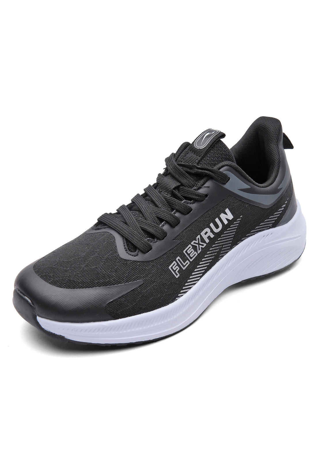 Tenis Running Hombre Negro-Gris Tellenzi H-052