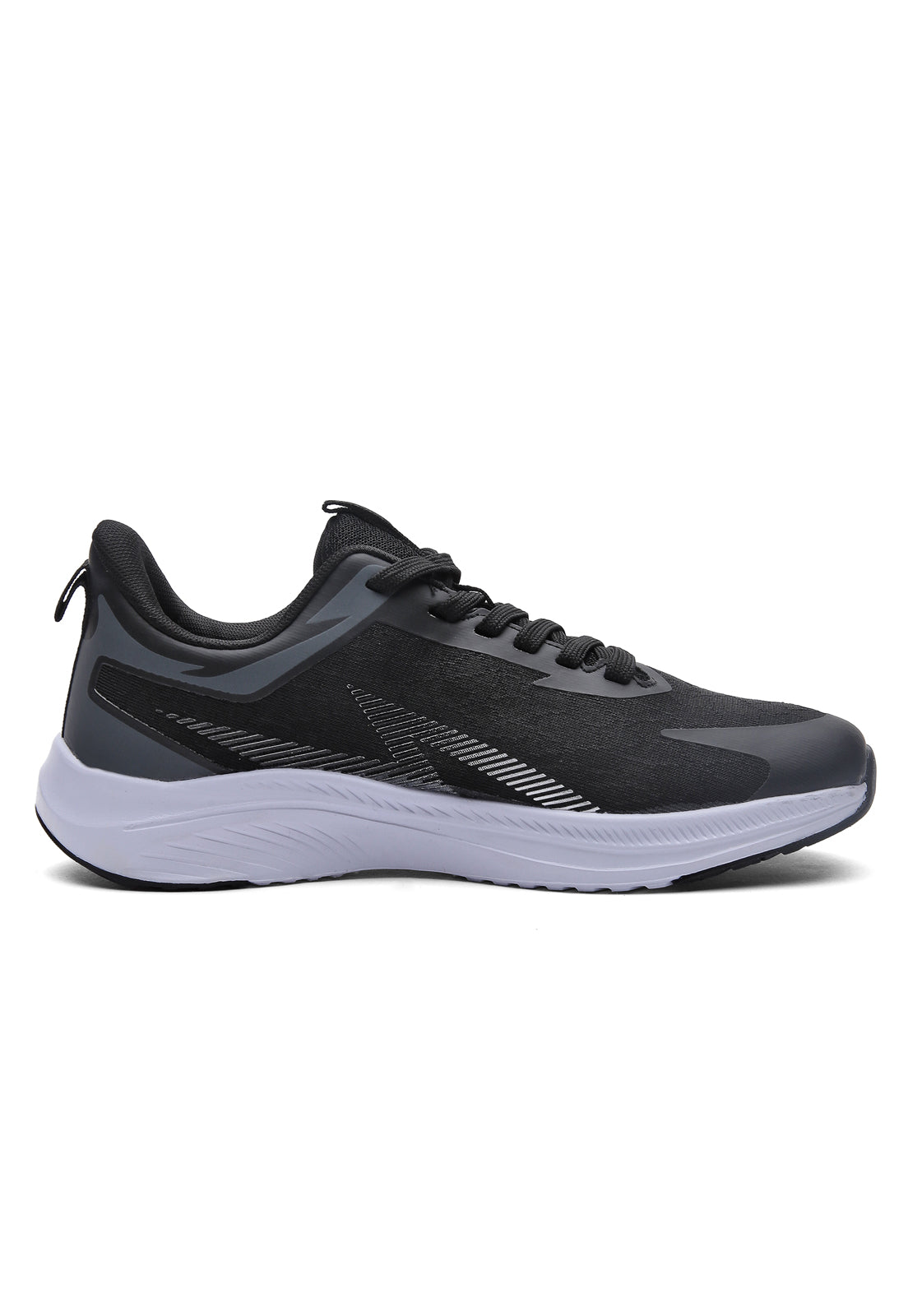 Tenis Running Hombre Negro-Gris Tellenzi H-052