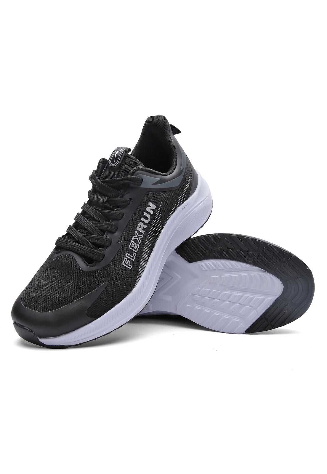 Tenis Running Hombre Negro-Gris Tellenzi H-052
