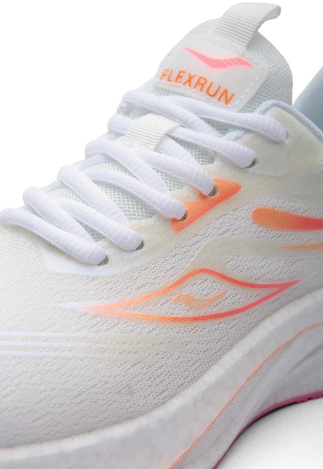 Tenis Running Mujer Blanco-Rosa Tellenzi D-039