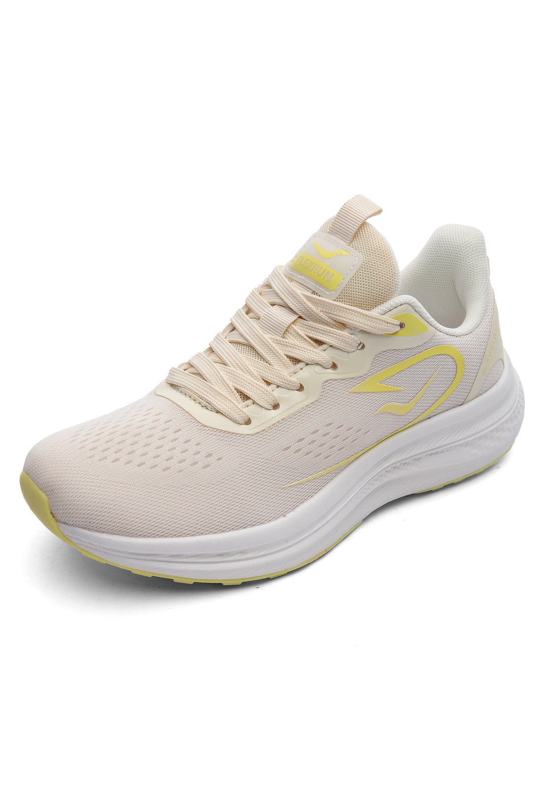 Tenis Running Mujer Beige Tellenzi D-051
