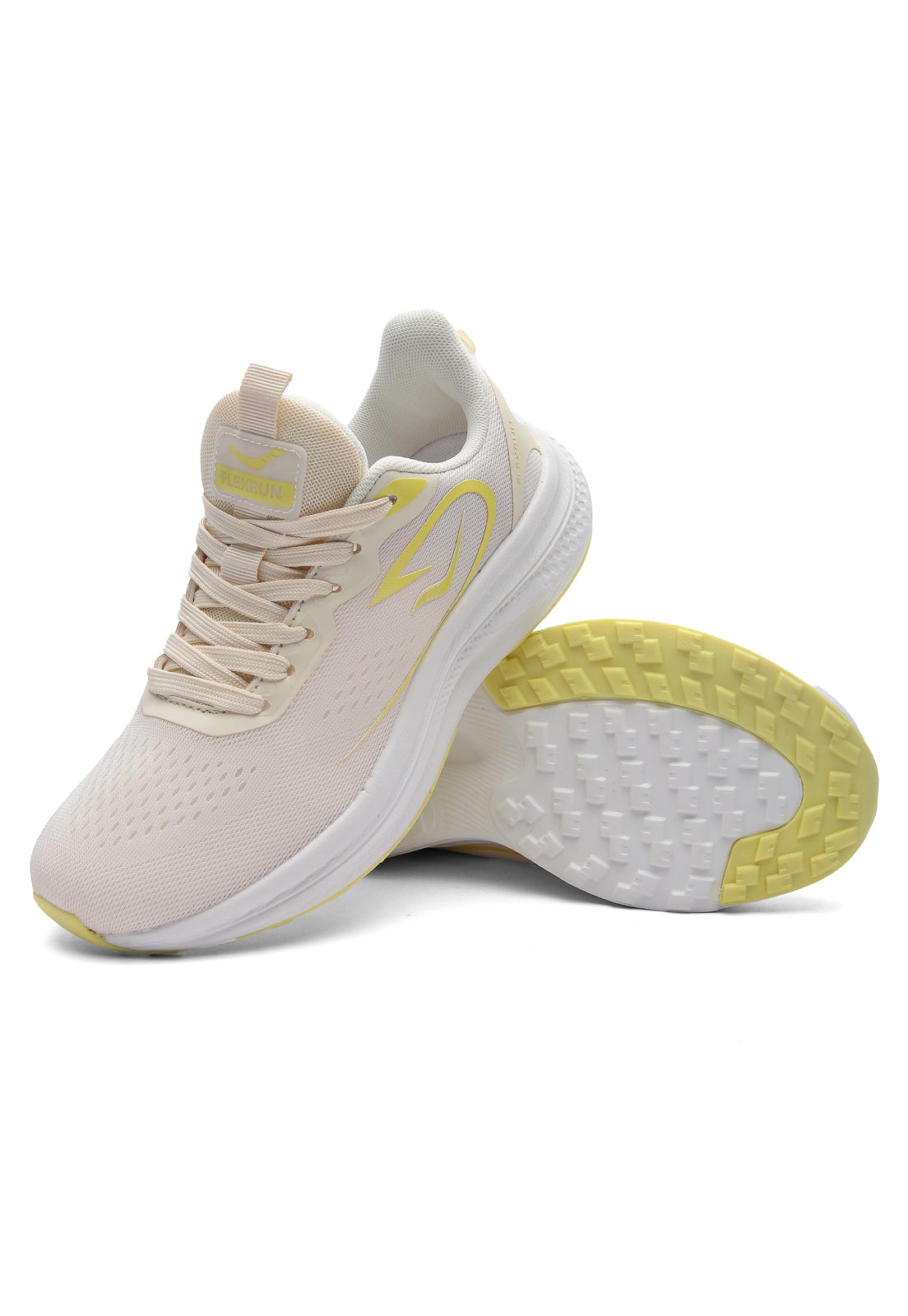 Tenis Running Mujer Beige Tellenzi D-051