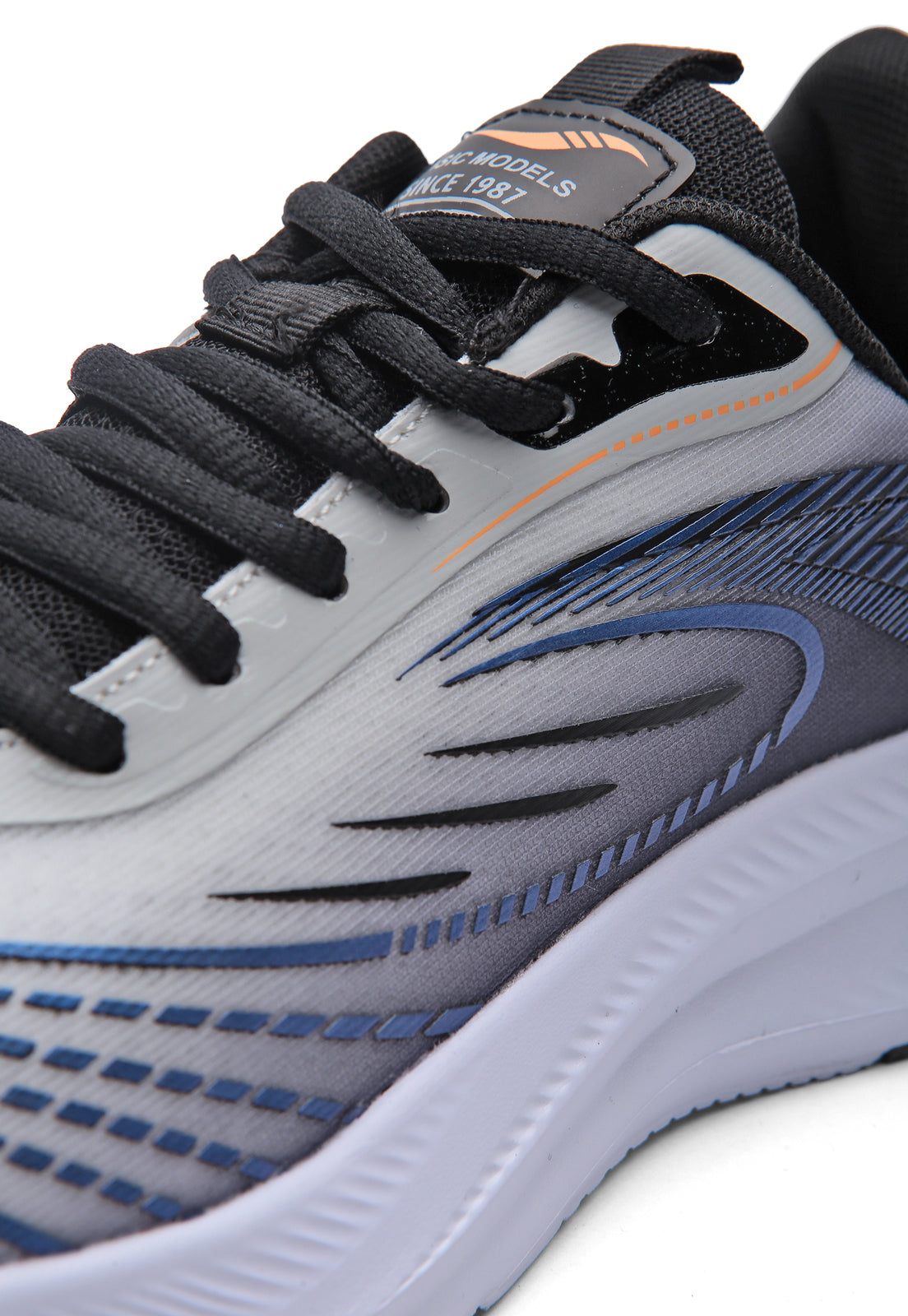 Tenis Running Hombre Gris-Azul Tellenzi H-050