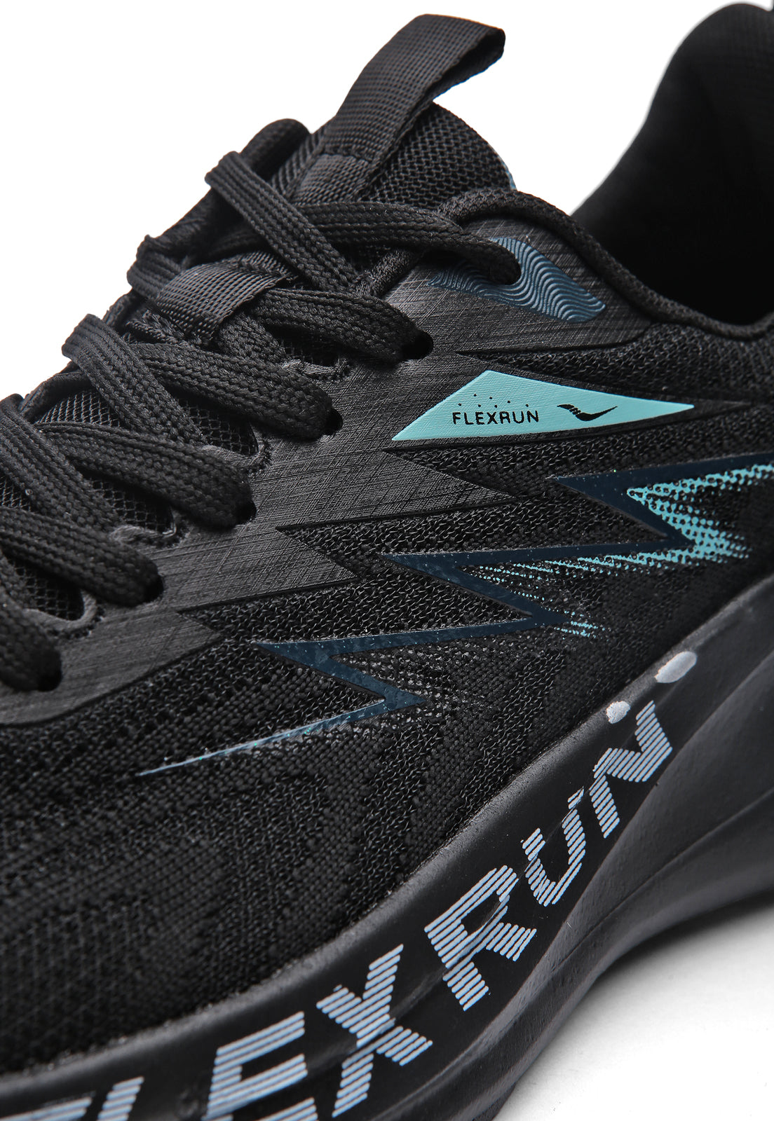 Tenis Running Hombre Negro-Verde Tellenzi H-032