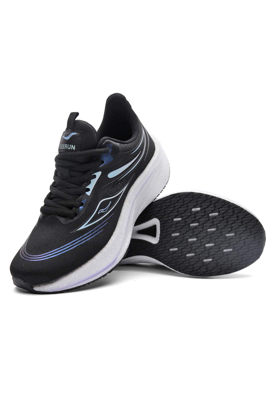 Tenis Running Mujer Negro Tellenzi D-039