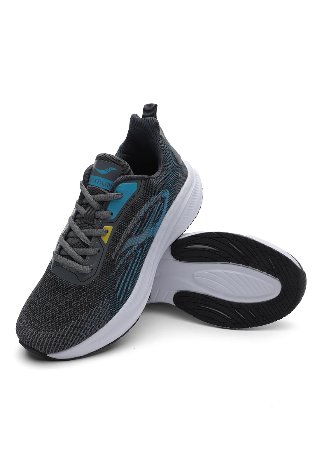 Tenis Running Hombre Gris-Azul Tellenzi H-012