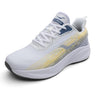 Tenis Running Hombre Blanco-Amarillo Tellenzi H-012