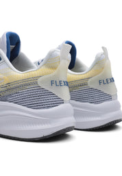 Tenis Running Hombre Blanco-Amarillo Tellenzi H-012