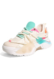 Tenis Dama Crema-Menta Tellenzi D651