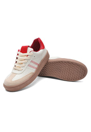 Tenis Dama Marfil-Rojo Tellenzi Brazil