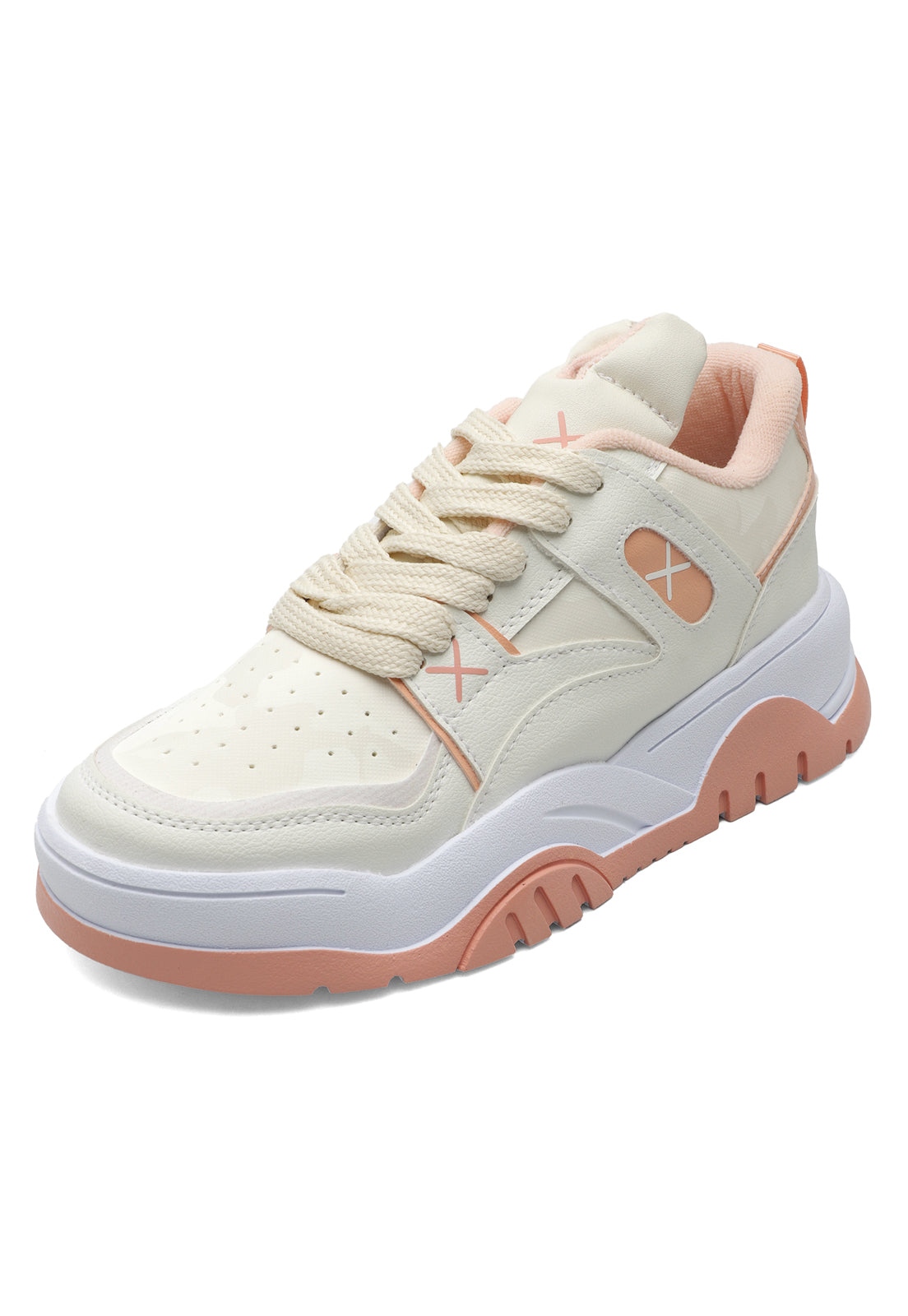 Tenis Sneakers Dama Beige Tellenzi Bunny