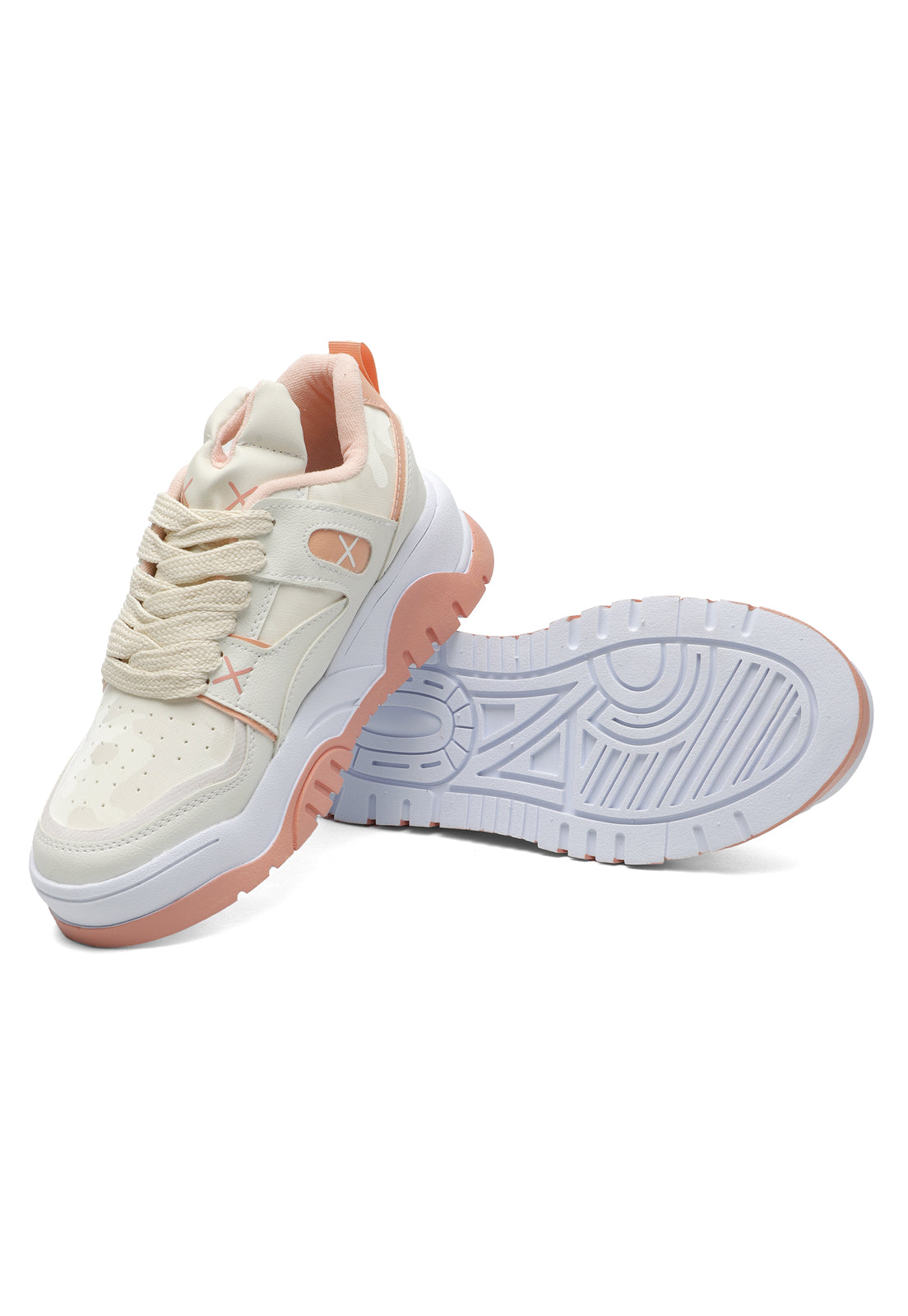 Tenis Sneakers Dama Beige Tellenzi Bunny