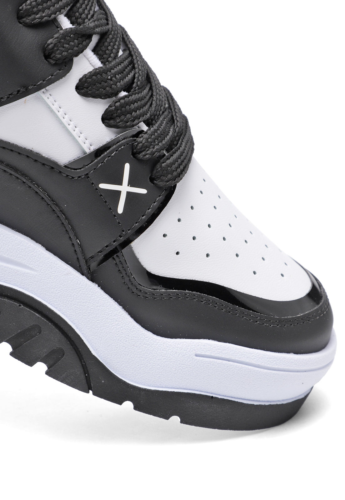 Tenis Sneakers Dama Blanco-Negro Tellenzi Bunny